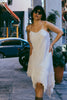 Ethereal 100% silk deadstock dress