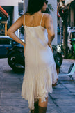 Ethereal 100% silk deadstock dress