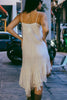 Ethereal 100% silk deadstock dress