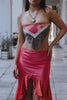 Stunning silk satin skirt