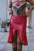 Stunning silk satin skirt