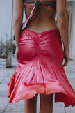 Stunning silk satin skirt