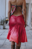 Stunning silk satin skirt