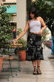 Super cute deadstock one shoulder polka dot top (S/L)