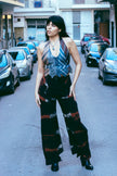 Thoughts reworked tie dye jeans
