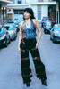 Thoughts reworked tie dye jeans