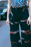 Thoughts reworked tie dye jeans