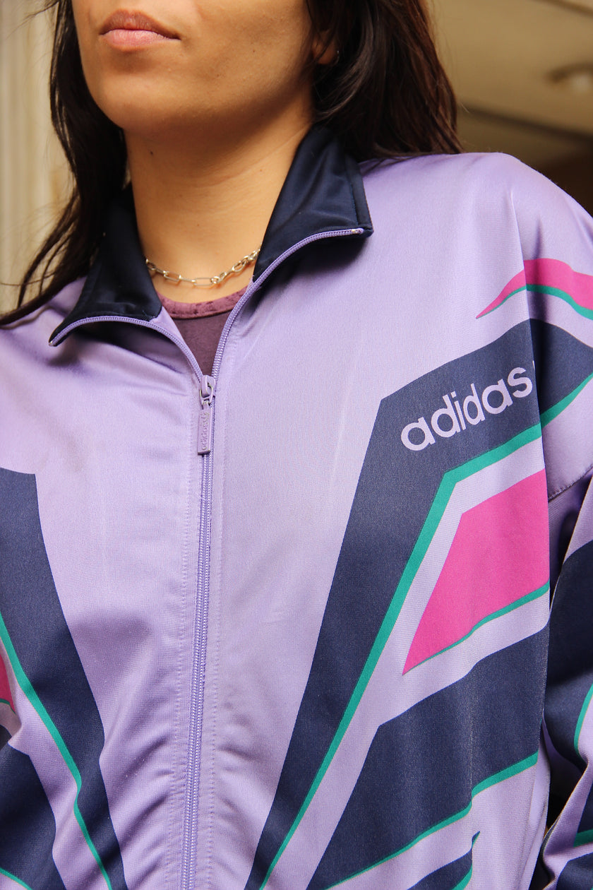 Vintage Men's Adidas funky track jacket (S)