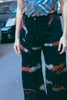 Thoughts reworked tie dye jeans