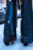 Thoughts reworked unique patchwork jeans