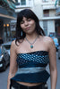 Cocette up-cycled tie top