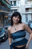 Cocette up-cycled tie top