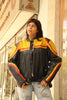 Vintage Men’s genuine leather motorcycle jacket (L)