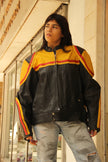 Vintage Men’s genuine leather motorcycle jacket (L)