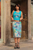Vintage 90s style midi skirt (M/L)