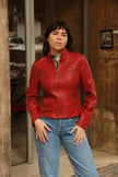 Super hot faux leather jacket (S)