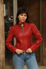 Super hot faux leather jacket (S)