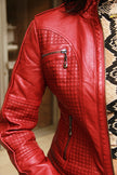 Super hot faux leather jacket (S)