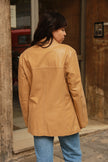 Vintage genuine leather jacket (L)