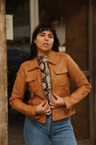 NAF NAF genuine leather jacket (S/M)
