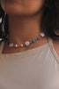 Handmade mllefiori glass bead necklace
