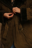 Vintage shearling coat (XL)