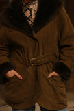Vintage shearling coat (XL)