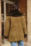 Vintage shearling coat (XL)