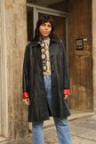 Vintage unique genuine leather jacket (L/XL)