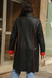 Vintage unique genuine leather jacket (L/XL)