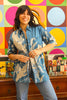 Vintage Men's funky patterned shirt (M/L)