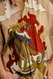 Vintage Men's funky patterned shirt (M/L)