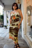SAVAGE CULTURE stunning Y2K 100% cotton dress (S/L)
