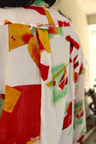 Vintage Men's funky patterned shirt (L)