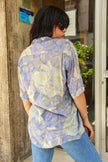 Vintage Men's funky patterned shirt (S)