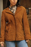 Vintage genuine suede jacket (L)