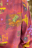 Vintage Men's funky patterned shirt (M)