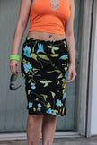 Vintage flolral skirt (S/M)