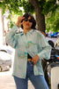 Vintage Men's Funky patterned shirt (M)