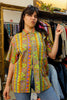 Vintage Men's Funky patterned shirt (M)