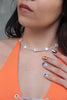 Handmade beaded star necklace