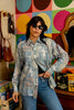 Vintage Men's funky patterned shirt (M)
