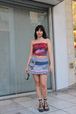 Super cute deadstock strapless tube top (S/M)