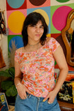 Beautiful floral top (S/L)
