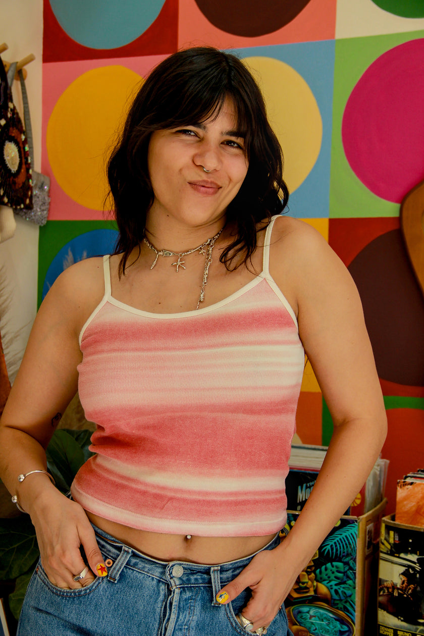 Vintage funky tank top (S/L)