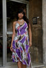 Vintage gorgeous raffle midi dress (M)