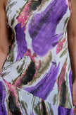 Vintage gorgeous raffle midi dress (M)