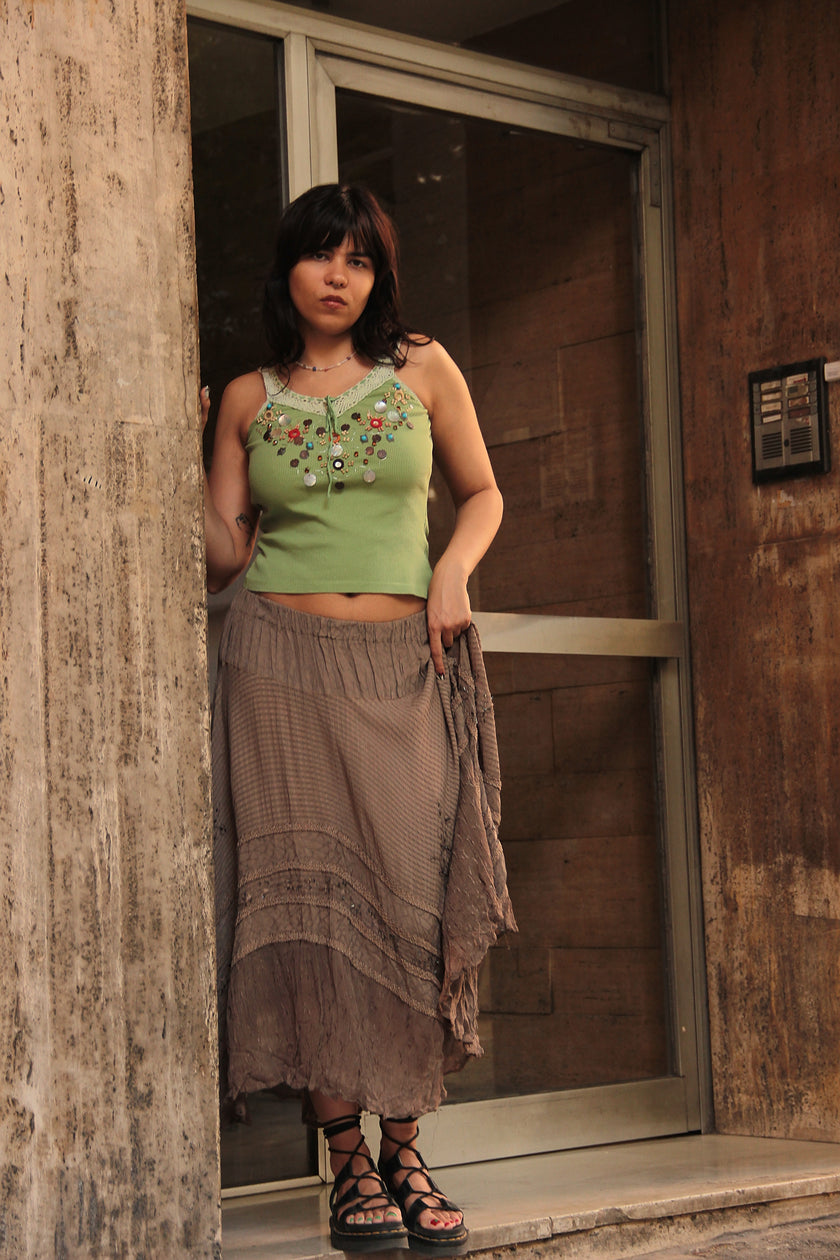 Stunning maxi hippie skirt (M/XL)