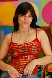 Super cute graphic tank top (S/L)