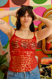 Super cute graphic tank top (S/L)